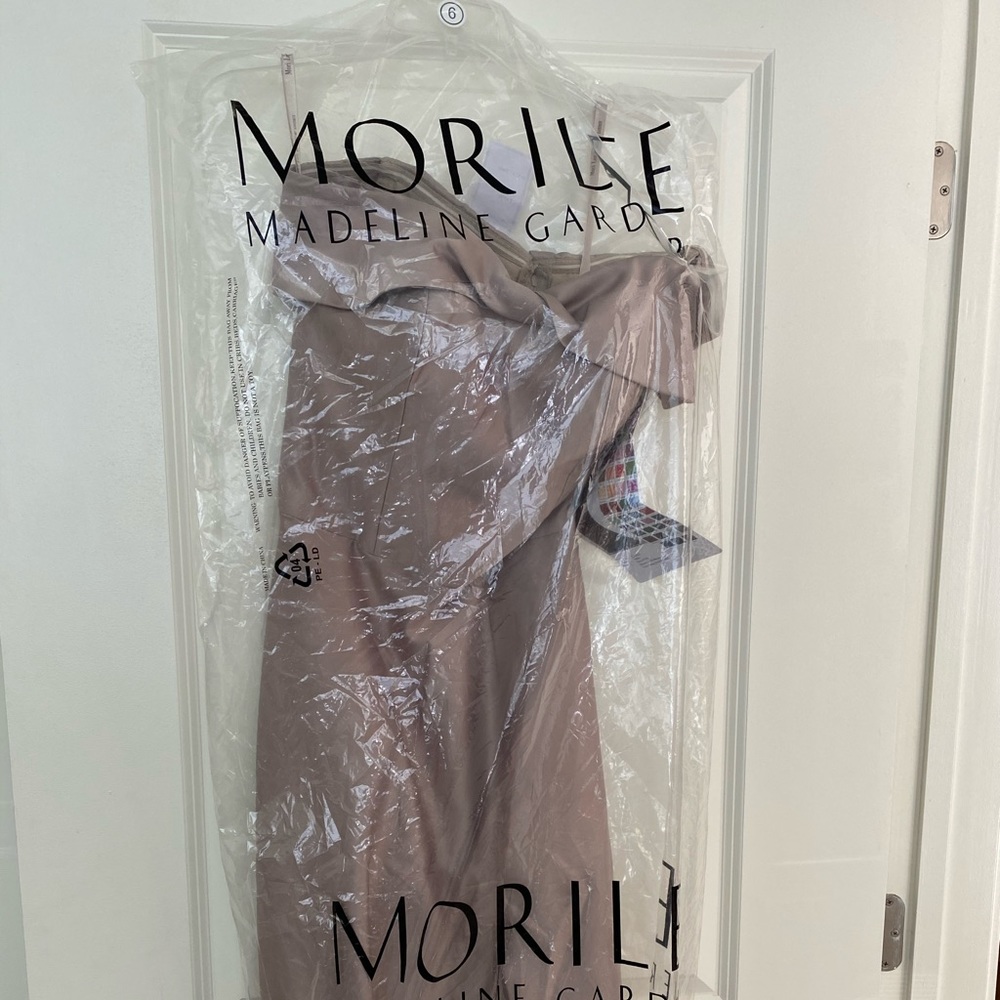 NEW Mori Lee latte bridesmaid dress